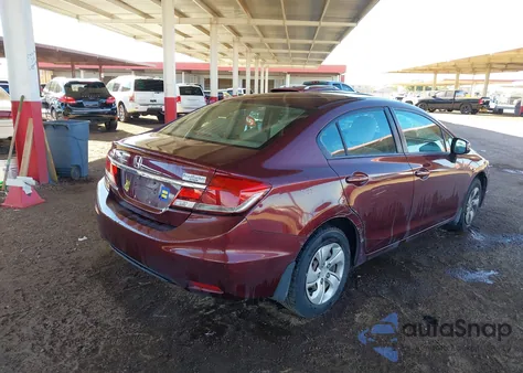 2013 Honda Civic Lx из США, поврежденный, VIN 19XFB2F51DE009435
